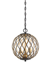  2403-680 - Gilded Glam - 3 Light Pendant