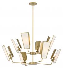  2678-695 - Ricochet - 8 Light 2 Tier Chandelier