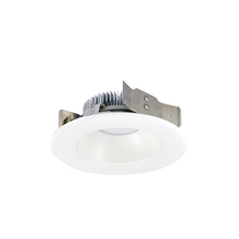  NLCBS-4W511230MPW - 4" Cobalt Shallow High Lumen LED Trim, Round Reflector, 1250lm, 3000K, Matte Powder White