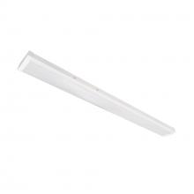  NLWPSW-4L334W/MS - 4' LED Wraparound with Selectable Lumens & CCT, White Finish, Integral Motion Sensor