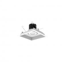  NMRT3-1RL330FWW - One-Head Flanged LED Multiple Lighting Trim, 2500lm per Head w/ Flood Optic, 3000K, Regressed White