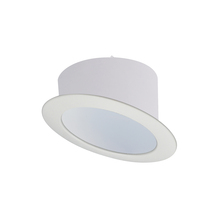  NTS-615/45W - 6" Super-Sloped 45-Deg. Metal Reflector Trim for 926 Housings Only, White/White