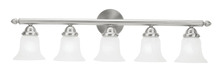  1065-91 - 5 Light Brushed Nickel Bath Light