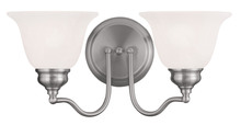  1352-91 - 2 Light Brushed Nickel Bath Light