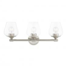  17473-91 - 3 Light Brushed Nickel Vanity Sconce