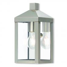  20581-91 - 1 Lt BN Outdoor Wall Lantern