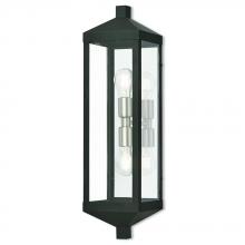  20583-04 - 2 Lt BK Outdoor Wall Lantern