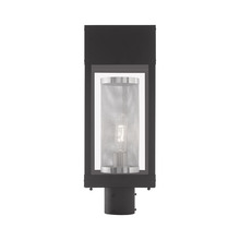  20763-04 - 1 Lt Black Outdoor Post Top Lantern