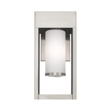  20982-91 - 1 Lt Brushed Nickel Outdoor Wall Lantern