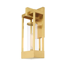  20993-12 - 1 Lt Satin Brass Outdoor Wall Lantern