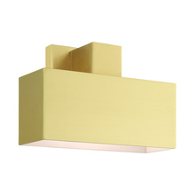 Livex Lighting 22423-12 - 1 Lt Satin Brass Outdoor ADA Wall Sconce