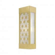  24322-32 - 2 Light Satin Gold Outdoor ADA Sconce