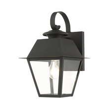  27212-04 - 1 Lt Black Outdoor Wall Lantern