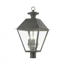  27223-61 - 4 Light Charcoal Outdoor Extra Large Post Top Lantern