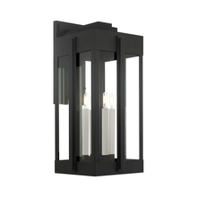  27716-04 - 4 Lt Black Outdoor Wall Lantern