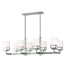  40198-91 - 8 Lt BN Linear Chandelier