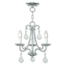  40873-05 - 3 Light Polished Chrome Mini Chandelier