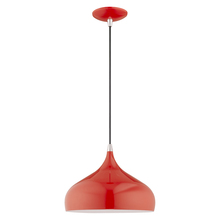  41172-72 - 1 Lt Shiny Red Mini Pendant