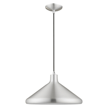  41179-66 - 1 Lt Brushed Aluminum Mini Pendant