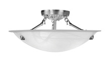  4273-91 - 3 Light Brushed Nickel Ceiling Mount