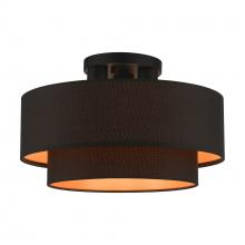  45614-04 - 3 Light Black Large Semi-Flush