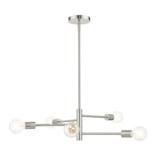  45865-91 - 5 Lt Brushed Nickel Chandelier