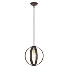  46413-07 - 1 Lt Bronze Pendant