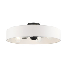  46928-04 - 4 Lt Black Semi Flush Mount