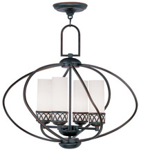  4724-67 - 4 Light Olde Bronze Chandelier