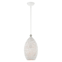  49182-03 - 1 Lt White Pendant