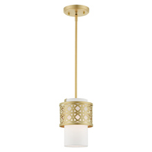  49861-33 - 1 Lt Soft Gold Mini Pendant