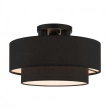  50272-04 - 3 Light Black Large Semi-Flush