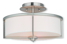  51073-91 - 2 Light Brushed Nickel Ceiling Mount