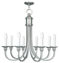  5148-91 - 8 Light Brushed Nickel Chandelier