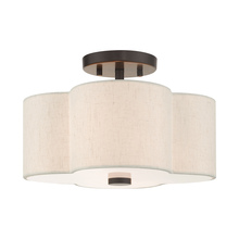  58062-92 - 2 Lt English Bronze  Semi Flush