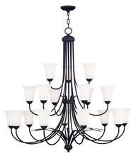  6479-04 - 18 Light Black Chandelier