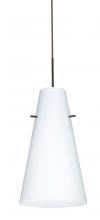  1JC-412407-BR - Besa Cierro Pendant Bronze Opal Matte 1x100W Medium Base