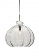  1JC-464588-EDIL-BR - Besa Pendant Pinta 12 Clear Bronze 1x8W LED Filament