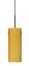  1JT-4123VM-LED-BR - Besa Stilo 10 LED Pendant Vanilla Matte Bronze 1x9W LED