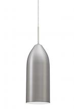  1JT-LINDWH-LED-SN - Besa, Lindy Cord Pendant, White, Bronze Finish, 1x9W LED