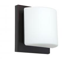  1WS-787307-BR - Besa Wall Paolo Bronze Opal Matte 1x50W G9