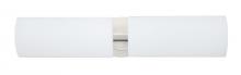  2WM-272407-LED-SN - Besa Wall Darci Satin Nickel Opal Matte 2x5W LED