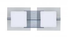  2WS-773539-CR - Besa Wall Alex Chrome Opal/Clear 2x50W G9