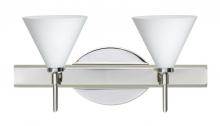 Besa Lighting 2SW-512107-LED-CR - Besa Wall Kani Chrome Opal Matte 2x5W LED