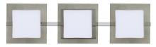  3WS-7735SM-CR - Besa Wall Alex Chrome Opal/Smoke 3x50W G9