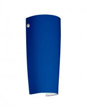  7041CM-LED-PN - Besa Tomas LED Wall Cobalt Blue Matte Polished Nickel 1x8W LED