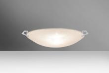  8417GL-SN - Besa Ceiling Sonya 13 Satin Nickel Glitter 1x100W G9