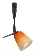  RSP-5042OP-18-BR - Besa Spotlight With 18" Stem Canto 3 Bronze Bicolor Orange/Pina 1x35W Halogen Mr11