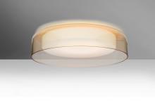  TANGO15CGC-LED - Besa Tango 15 Ceiling, Cognac/Opal Matte, 1x17W LED