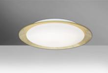  TUCA15GFC-LED - Besa, Tuca 15 Ceiling, Opal/Gold Foil,  Finish, 1x16W LED